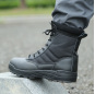 Men’ S Tactical Boots Lightweight Combat Boots Military Work Boots Black Boots